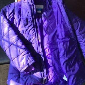 Columbia Youth Girls Puffer Jacket - Purple